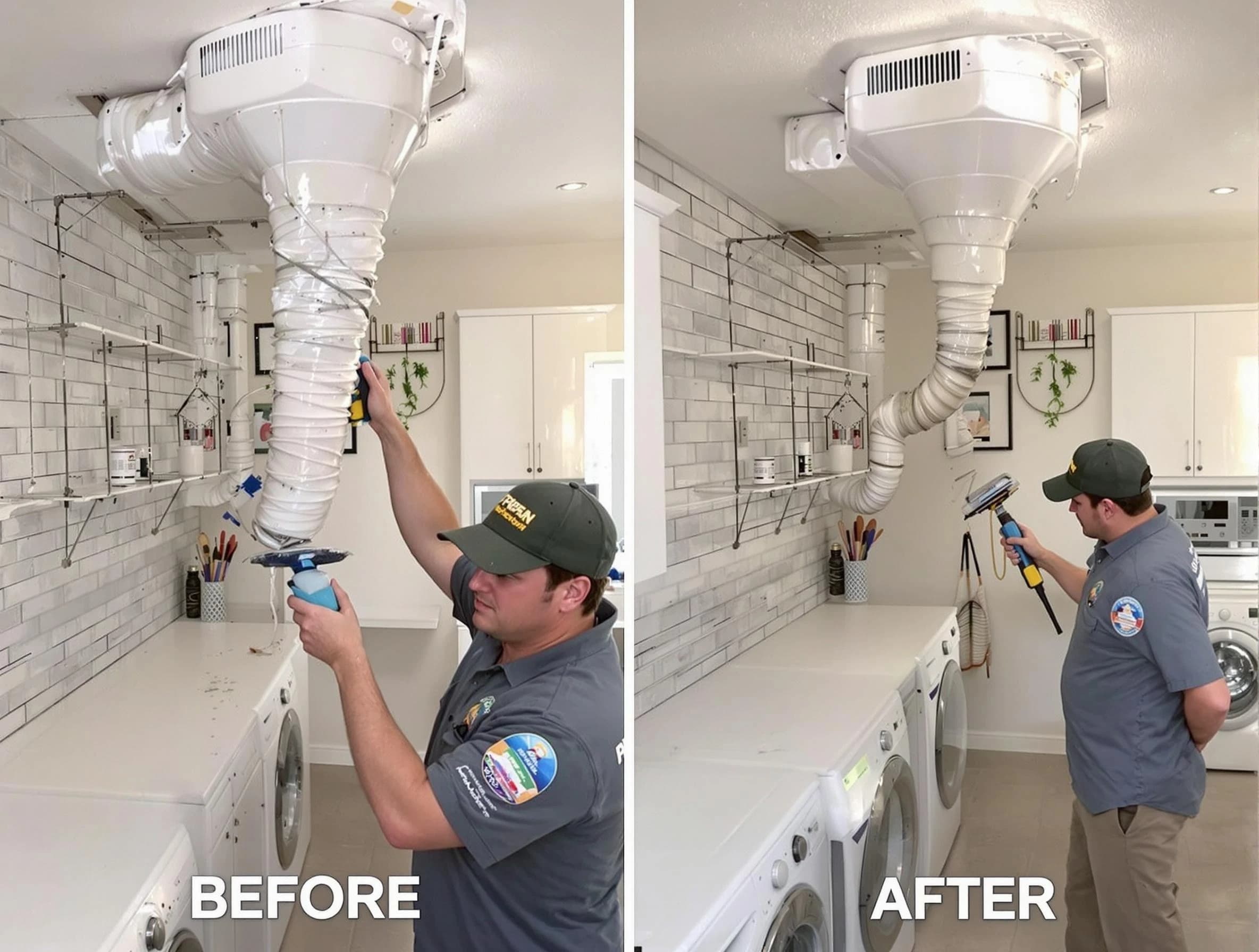 Professional dryer exhaust vent cleaning by Redan Dryer Vent Cleaning in Redan