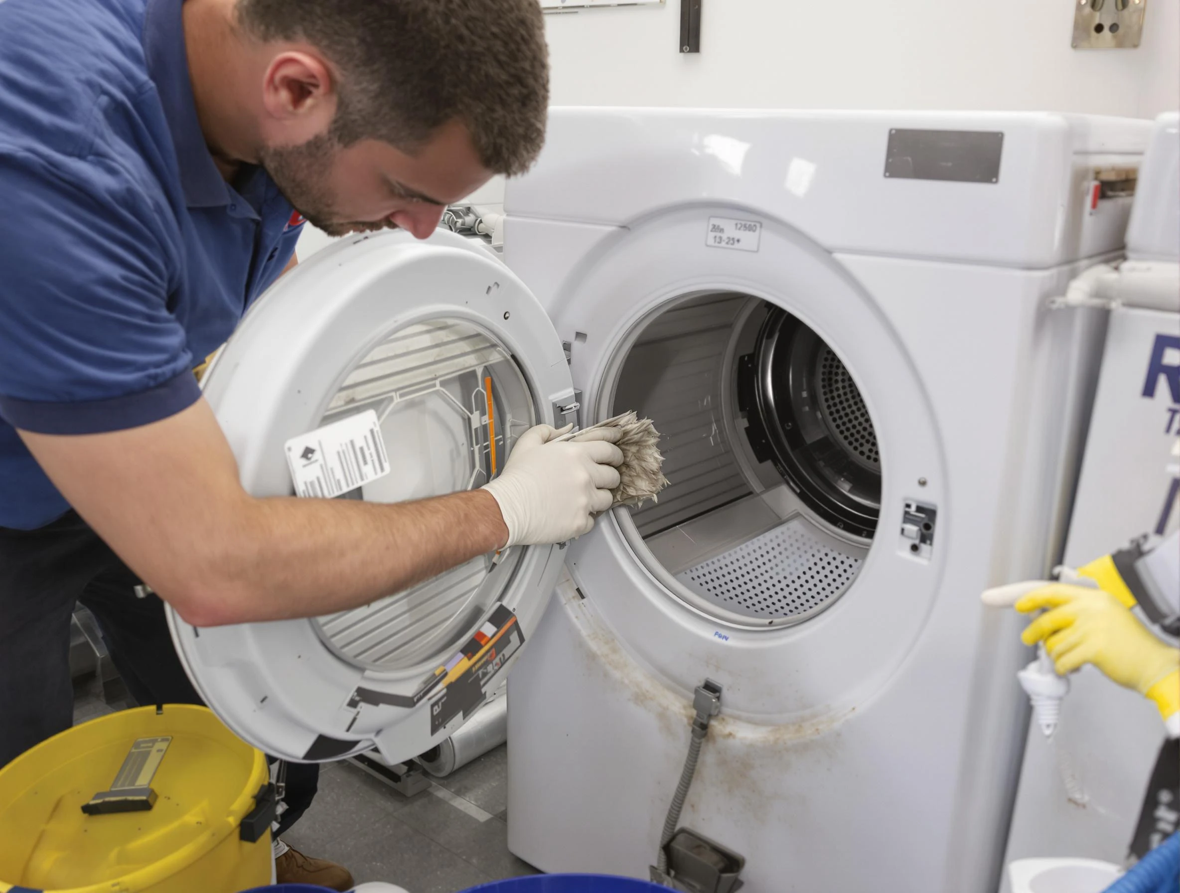 Redan Dryer Vent Cleaning specialist performing detailed lint trap cleaning service in Redan